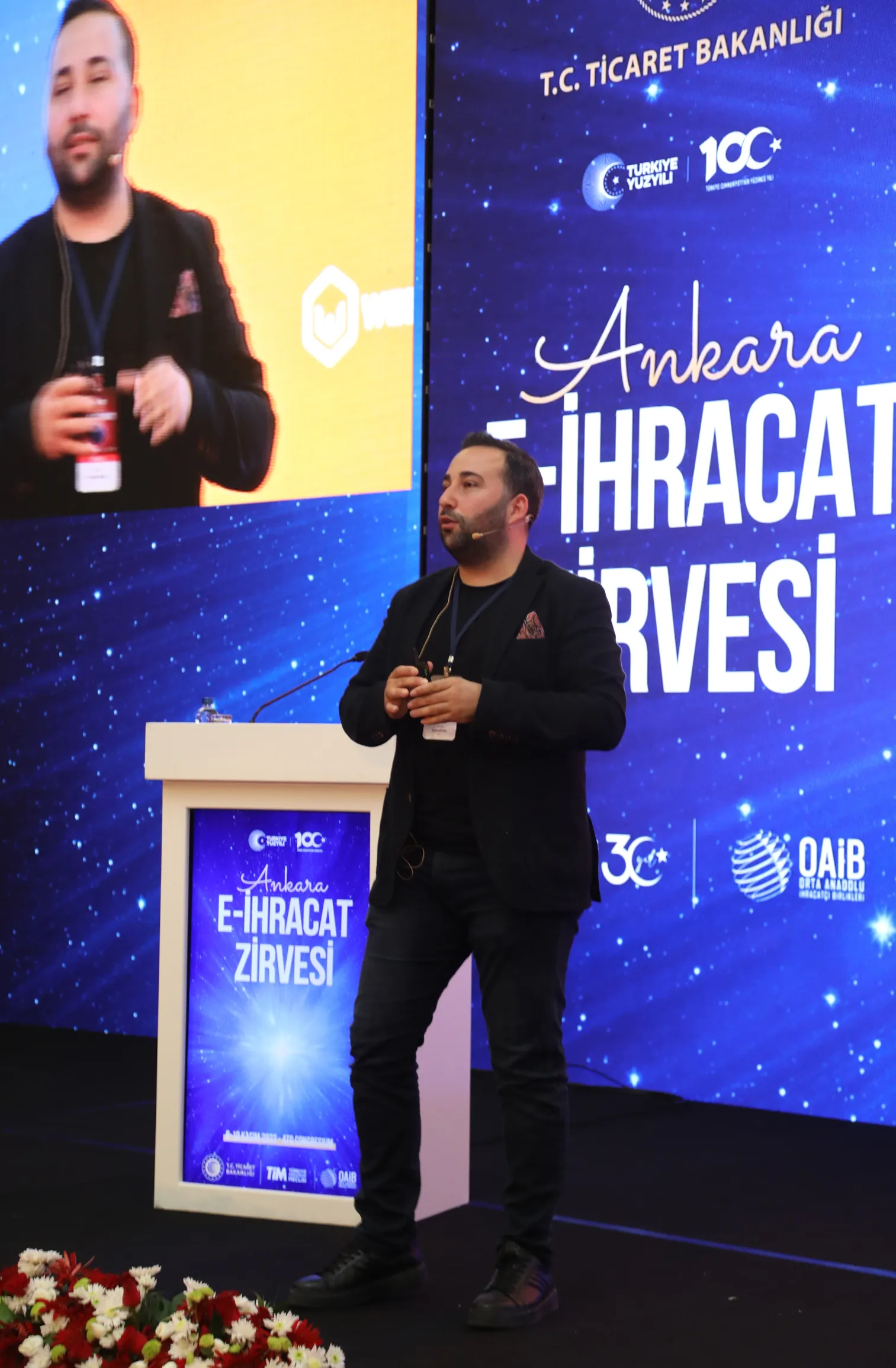 Ankara E-İhracat Zirvesi — Podium sunumu