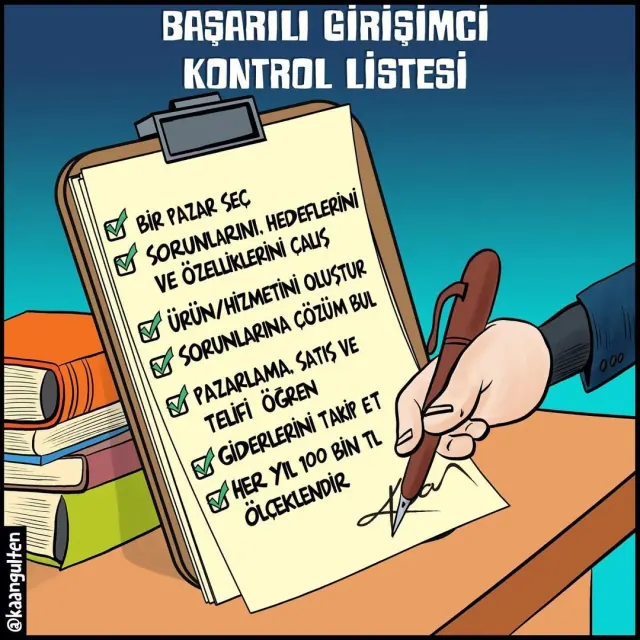 İşte girişimcileri başarılı kılan bazı şeylerin bir listesi