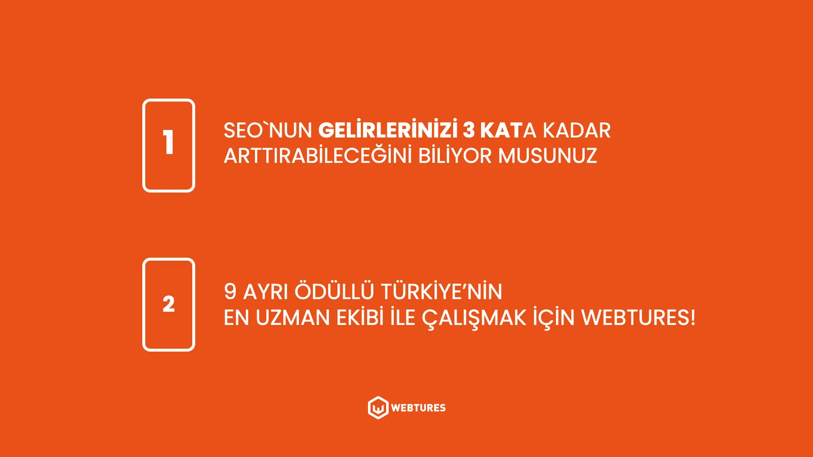 İki numaralı reklam metni örneği.