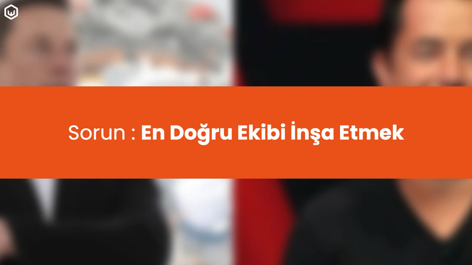 Bulanık fotoğraf üzerinde sorun başlığı.