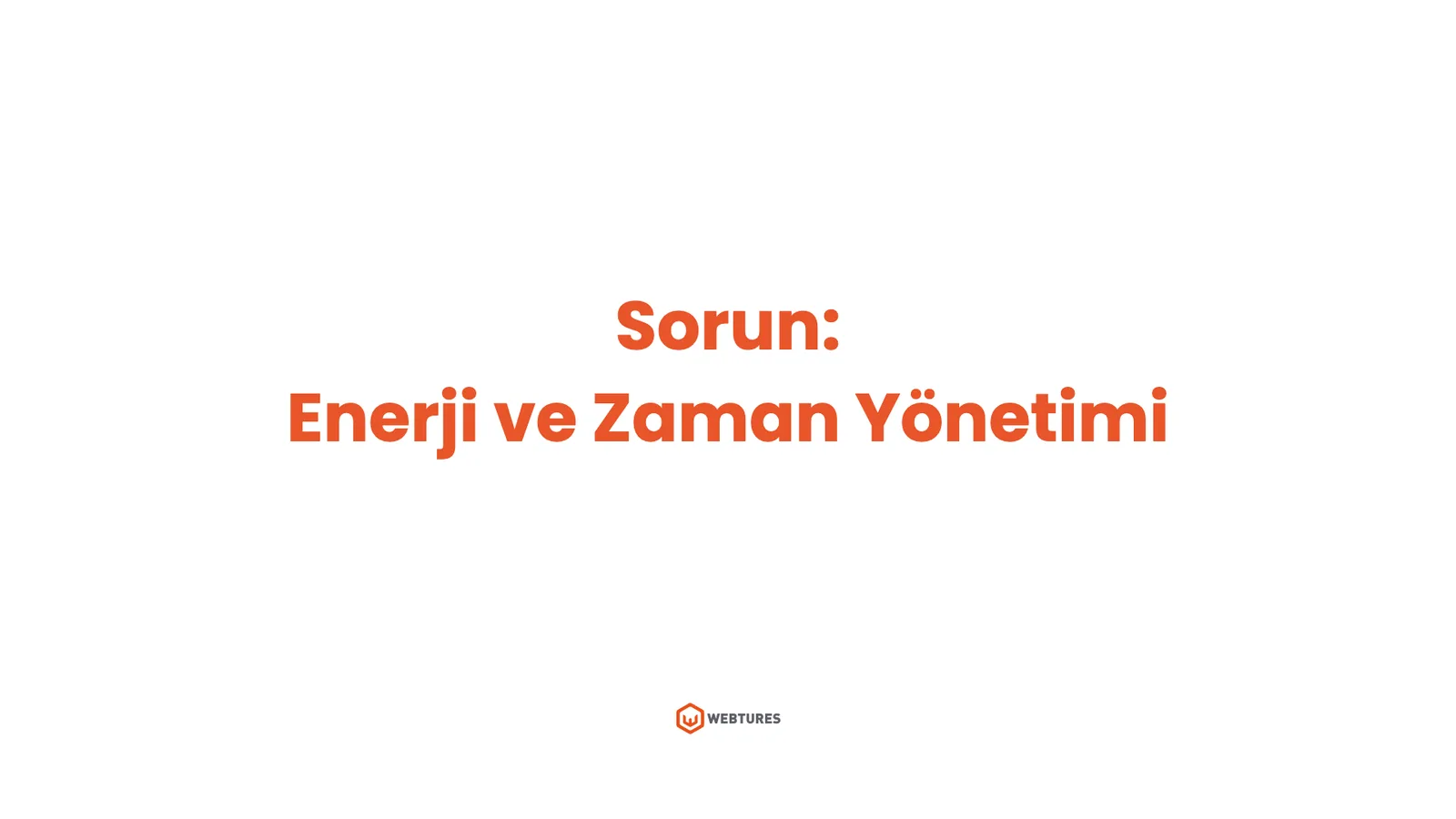 Beyaz zeminde sorun başlığı.