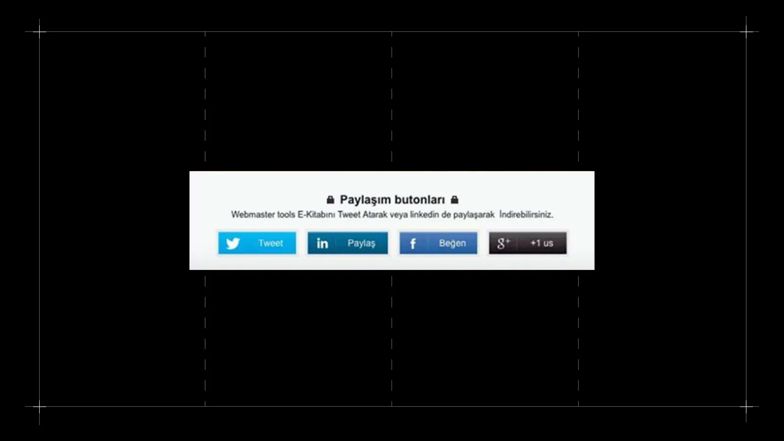 Paylaşım butonları: 'E-kitabı tweet atarak veya LinkedIn'de paylaşarak indirebilirsiniz'.