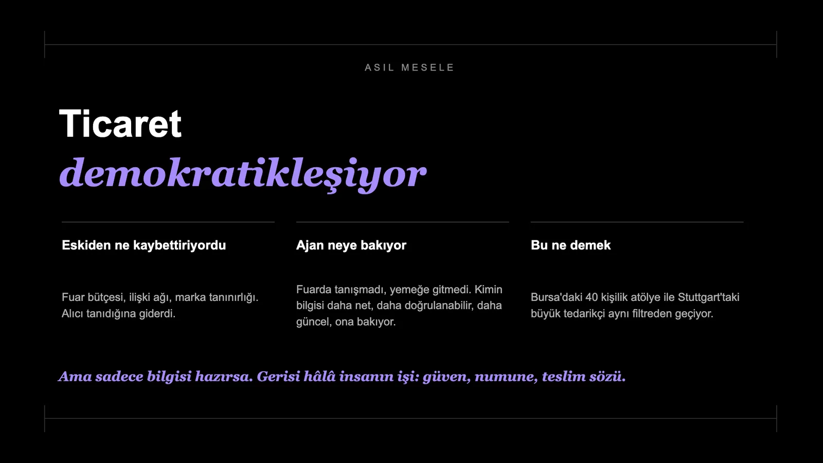 Slayt 62: Ticaret demokratikleşiyor.