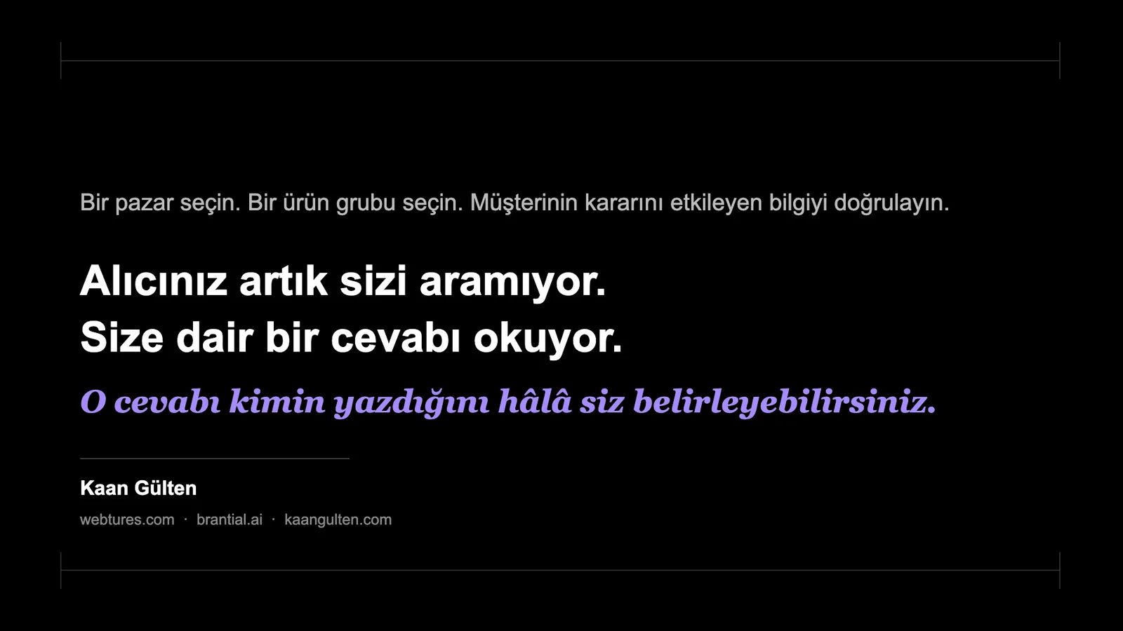 Slayt 86: Alıcınız artık sizi aramıyor.